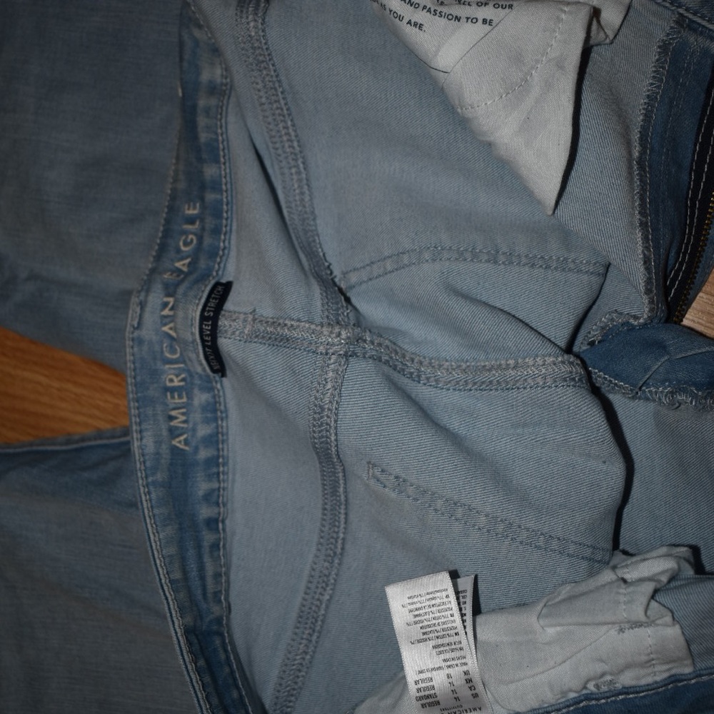 Light blue American eagle pants